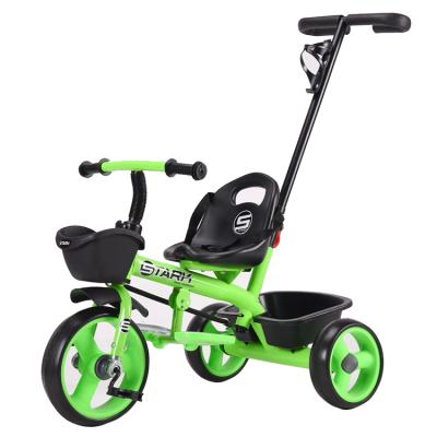 China High quality children's tricycle of the latest car style children 3 wheel light music baby tricycle for sale