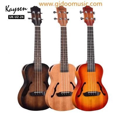 China Ukulele Tenor Mahogany Matte 24 Inch Height Ends All Mahogany Ukulele Customize Kaysen OEM Ukulele For Kid for sale