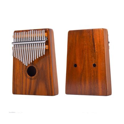 China Other Musical Instruments Handguard Kalimba Bag Koa Free Body 17 Head Kalimba For Sale 50*42*40cm for sale