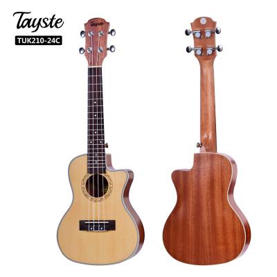 China Flawless Professional Acoustic Electric Ukulele Concert 24