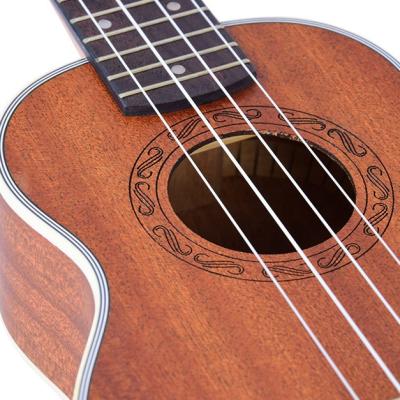 China Wholesale Matte Tayste Soprano Ukulele Zabra Zebra Ukulele Wooden 21inch White Binding Ukulele for sale