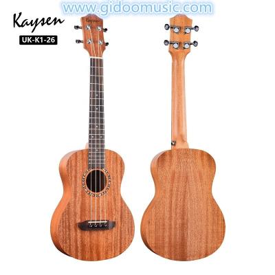 China Kaysen Mahogany Hot-selling Ukulele 26 Inch Ukulele Top Solid All OEM Mahogany Ukulele for sale