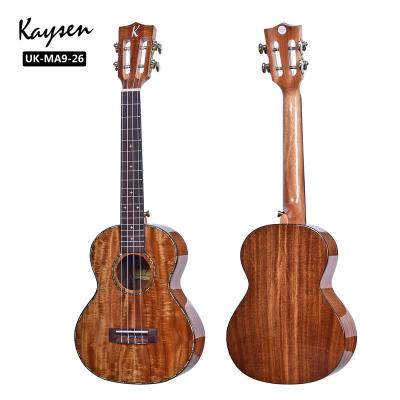 China KOA Solid 26 Inch High Quality Kids Musical Instruments Wooden Guitar Ukulele for sale