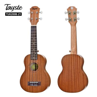 China Sapele China wholesale price 21 inch soprano mahogany wood ukulele for sale