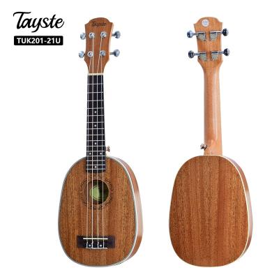 China Sapele wholesale 4 strings equip 21 inch ukulele cheap price for kids for sale