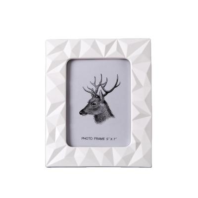 China Best Selling Sublimation Ceramic Photo Frame Home Decoration Sustainable Ceramic Photo Frame for sale