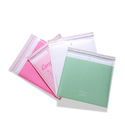 China Factory Wholesale Biodegradable Bubble Wrap Pink Poly Bubble Mailers Envelope Custom Padded Mailing Bags for sale