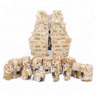 China Gear British Army Outdoor Desert Camouflage Modular Tactical Vest SET With Pockets for sale