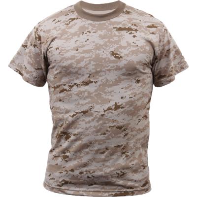 China Saudi Arabia Anti-Pilling Digital Desert Camouflage Camouflage Military T-Shirt for sale