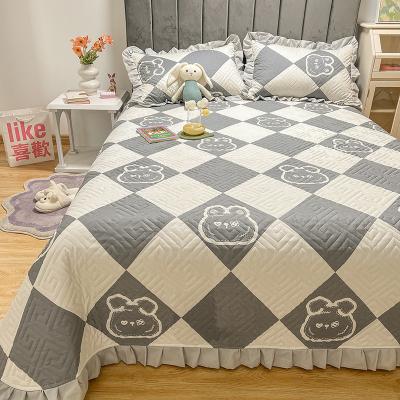 China High Quality Home Floral Print Comforter Bedspread Set Summer Comforter Cover Set for sale