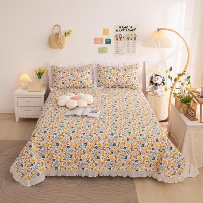 China Home New Product Quilting Bedspread And Pillowcases 100% Cotton Quilted Set Bedspread for sale