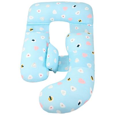 China Pregnant Women Non-toxic Comfortable Multicolor U-shaped Side Pillow Protective Waist Support Sleeping Cotton Work Pillow for sale