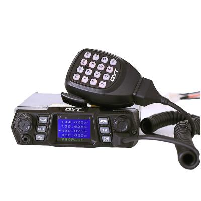 China QYT KT-980plus Car Mobile Radio VHF 75W UHF 15-30km Walkie Talkie for Vehicle Mouted for sale