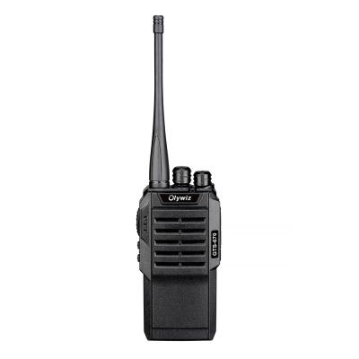 China UHF Ham Radio Handheld Walkie Talkie Black 5W Output Power 3800mAh Intercoms Woki Toki for sale