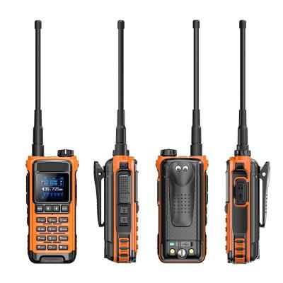 China VHF 136-174 MHz Transceiver IC-U86 UHF 400-470MHz Two Way Radio Walkie Talkie Black for sale