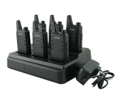 China Long Range Communication Made Easy with 2W VHF Walkie Talkie and Six Way Charger for sale