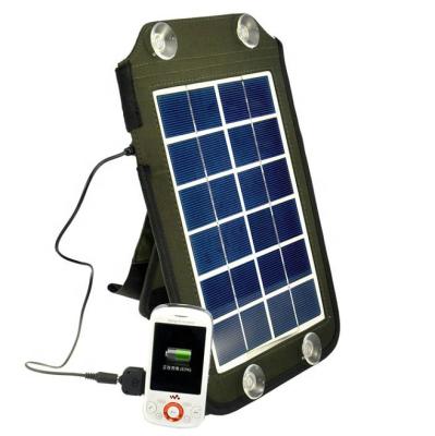 China Solar Charger Controller 5W 6V Portable Camping Outdoor Traveling Charger for sale