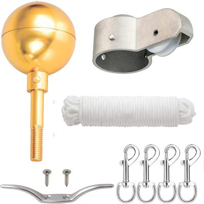 China Hanging Flag Pole Hardware Parts Repair Kits 3