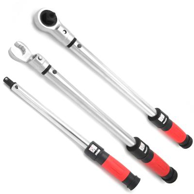 China 42CRMO Preset Torque Wrench 4-20N.m Interchangeable Cylindrical Shape Window Torque Wrench Replaceable Head Manual Adjustable Click for sale