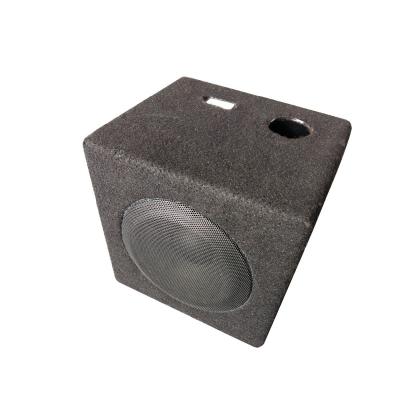 China 6.5 inch 60w RMS car subwoofer with box, good bass sound system wooden cabinet, car speaker audio driver, 6.5inch woofer for sale