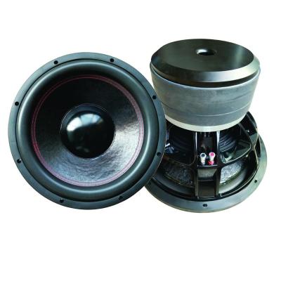 China 15 inch high SPL car audio subwoofer for competition, 2500w RMS 15 inch for sale