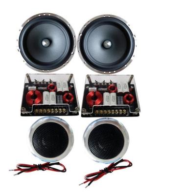 China 2017 new 6.5 inch car two way component speaker,car audio system drivers.woofer .bass 6.5inch speaker for sale