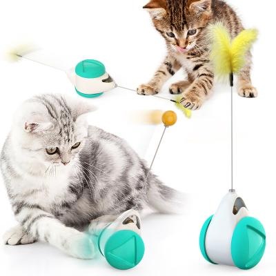 China New Cat Toy Chaser Balanced Cat Chasing Viable Toy Interactive Cat Toy for sale