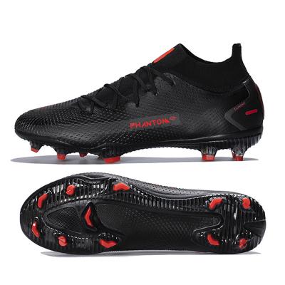 China Fashion\comfortable\durable Football Boots New Arrival High Ankle Soccer Shoes Turf Football Cleats Most Popular Design Training Football Shoes for sale