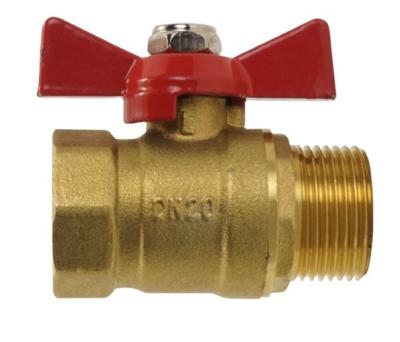 China General Good Price Brass Mini Ball Valve With Easy Handle for sale