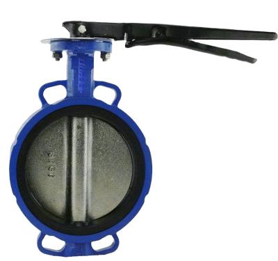 China General Good Price Manual Pair Clip Flange Stainless Butterfly Valve for sale