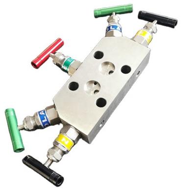 China General High Pressure Pneumatic Solenoid Valve Three Various Five Valve Manifold for sale