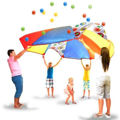 China Giant Polyester Promotional Waterproof Activity Parachute Gift For Kids 21*27*13cm for sale