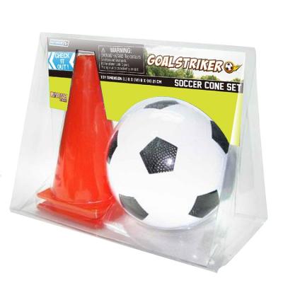 China 2019 New Arrival Best Outdoor Kids Toys Good Quality Football Kids Soccer Cone Set 25*12*20cm for sale