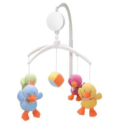 China Toy Factory Ducks Musical Soft Polyester Baby Crib Mobile for Baby for sale