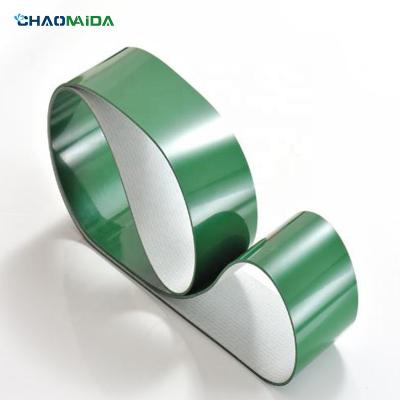 China Green rubber and plastic conveyor belt customized processing, widely used in the machining industry Te koop