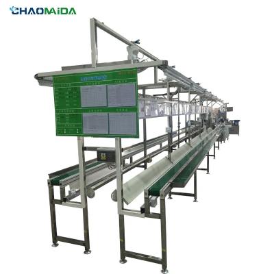 China industrial Double PVC green belt conveyor assembly line production line for socket for sale