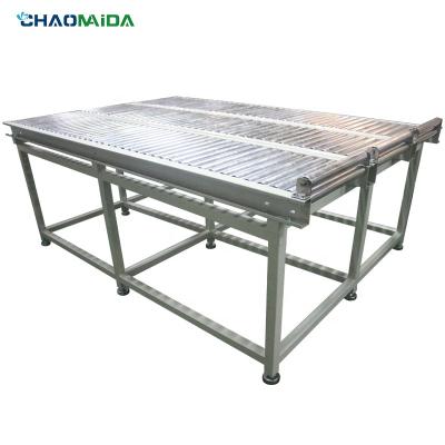 China Industrial Stainless Steel Industrial Roller Conveyor Drum Roller Conveyor Assembly Line Te koop