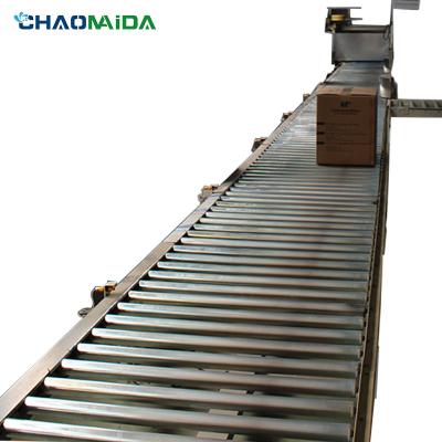 China Logistics Warehousing Line Industrial Roller Conveyor Material 1 Year Warranty Te koop