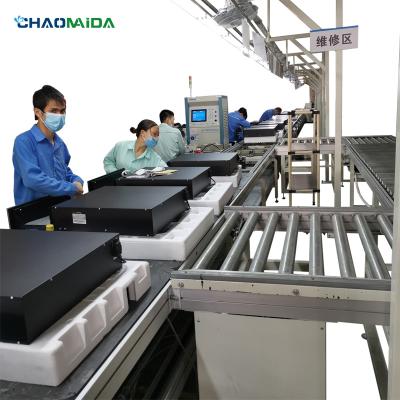 中国 Double Speed Chain Plate Conveyor Assembly Line Appliance Assembly Production Table 販売のため