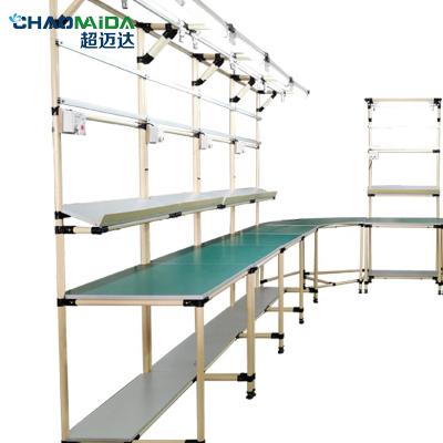 中国 Lean Pipe Workbench Assembly Line Table Workshop Table And Stool Lean Frame Single Side Worktable 販売のため