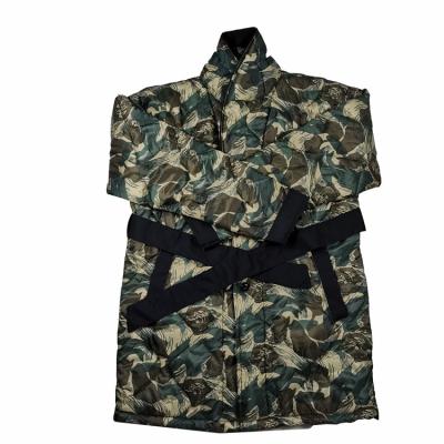 China Outer: Rip-stop nylon; Lining: Custom Logo Woobie Woobie Pajamas Camouflage Woobie Nylon Robe Polyester Night Sleep Robe for sale