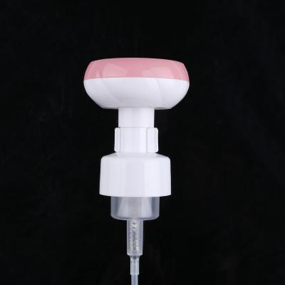 China Non Spill Fast Hand Soap Delivery Flower Lotion Foam Pump Plastic Flower Foam Soap Pump for sale