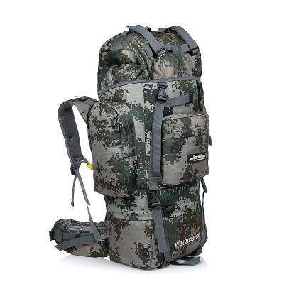 China Waterproof Design 85L Mountaineering Trekking Large Volume Support Tactical Military Backpack for sale