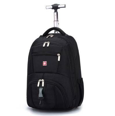 China 1680D Waterproof Business Rolling Trolley Wheeled Detachable School Backpacks for sale