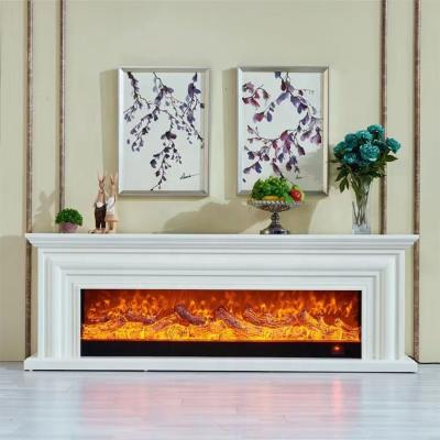 China Modern Manufacturer Modern TV Stand with Electric Fireplaces Heater Indoor for sale