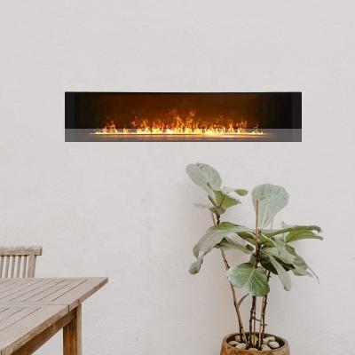 China Modern Electric Water Vapor Fireplace Insert 7 LED Flame Colors Fireplace Water Vapor1000mm 1500mm 2000mm for sale