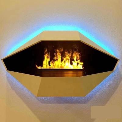 China Modern 3D Water Insert 7 LED Flame Electric Steam Fireplace Colors Vapor Water Steam Fireplace 500mm for sale