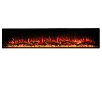 China Modern Wall Mounted Electric Fireplaces, 7 COLORS Flames, 1500w Heater, RGB Flames for sale