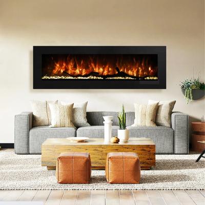 China China Factory Modern Heater Fireplace Wall Mounted 750W 1500W Electric Home Heaters Fire Place for sale