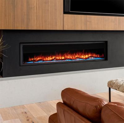 China Electric Fireplaces Screen Heater Artificial Flame Heater Modern Modern Electric Fireplace Insert 80 Inch for sale